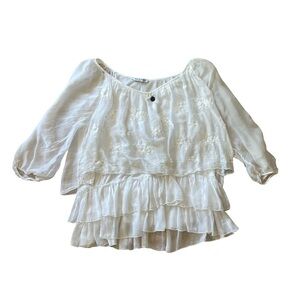 Tempo Paris Three Tier Silk Top